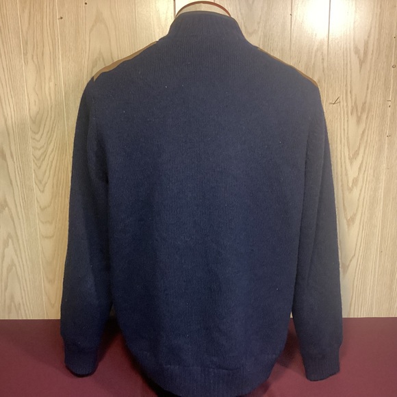 Men’s Duluth Trading Shetland Wool full zip sweater jacket size large - Picture 4 of 8